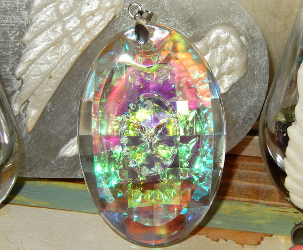 Engelkristall Amulett
